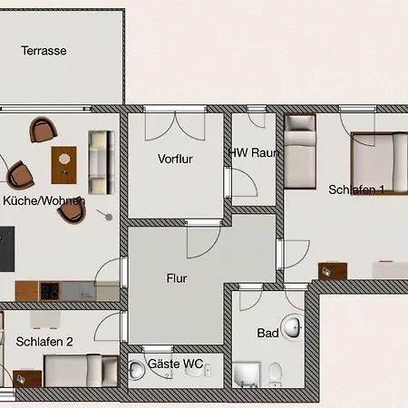 アパート Wohnung-c-305 *